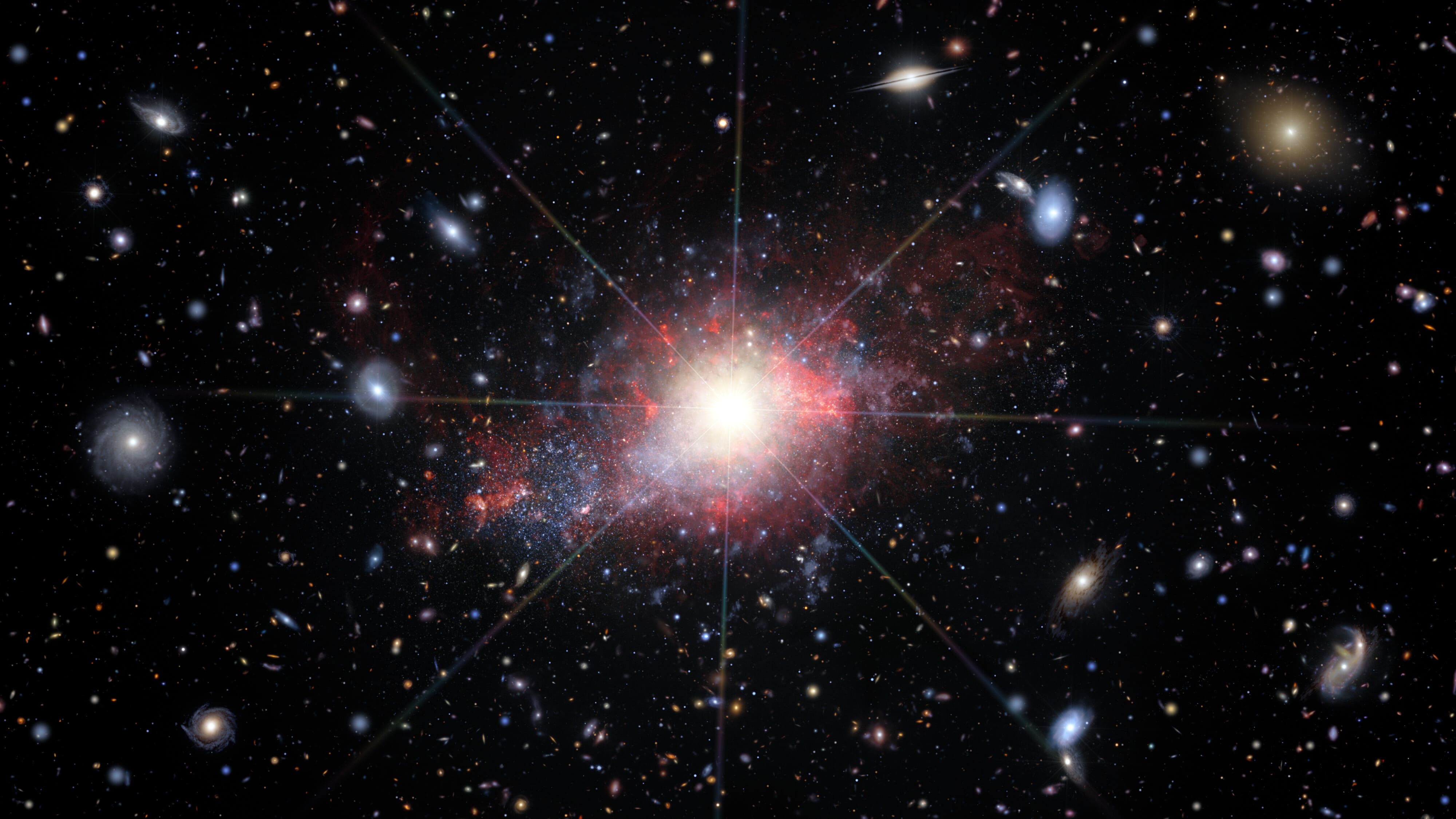 Спектроскопический инструмент Dark Energy DESI обнаружил 300 новых чёрных дыр средней массы и 2500 новых активных чёрных дыр в карликовых галактиках